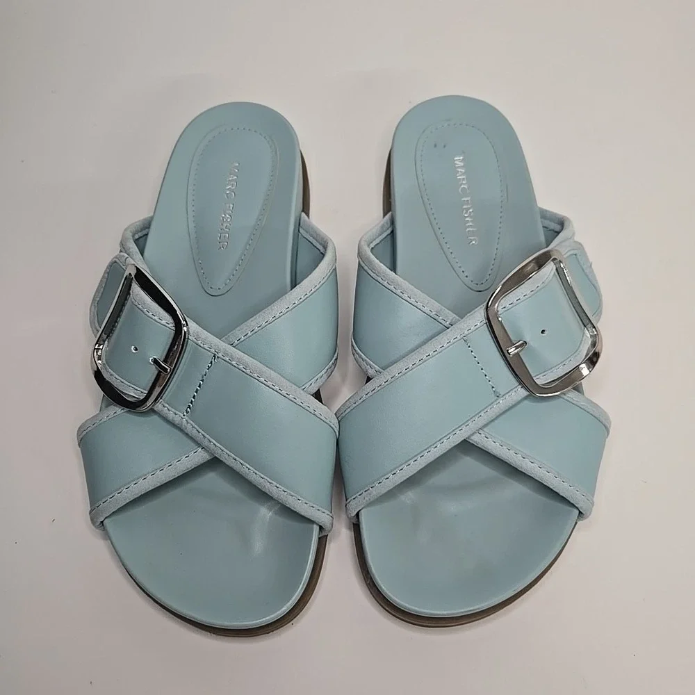 Marc Fisher Light Blue Sandles Size‎ 9m